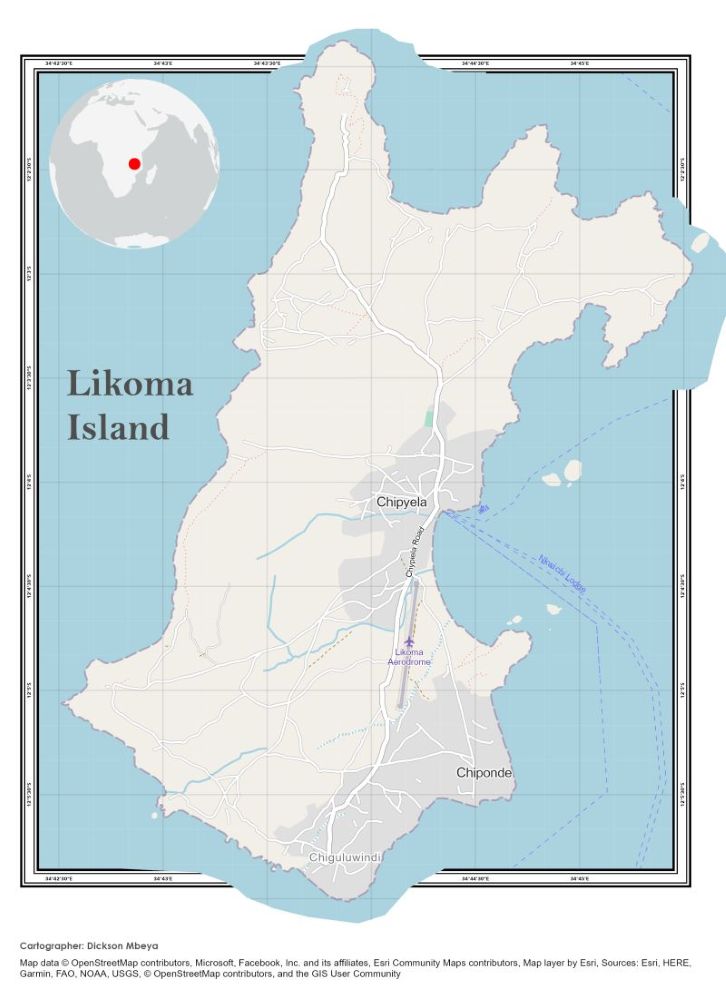 Map for African cities